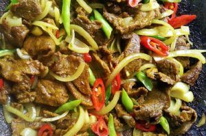 resipi daging goreng kunyit